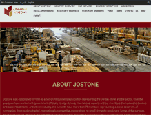 Tablet Screenshot of jostone.com